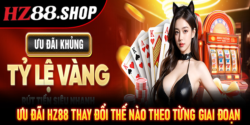 Ưu đãi Hz88 thay đổi thế nào theo từng giai đoạn người chơi